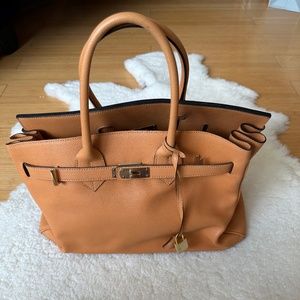 Light color “Birkin Style” bag
